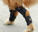犬 前足 サポーター ペット 膝 パッド 脚 骨折 ケガ 手術 固定 快適 サポート 保護 カバー ゴールデンレトリバー 大型 器具 黒 赤 迷彩(4)