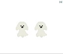 ピアス イヤリング ノンホール レディース アクセサリー スタッド イヤークリップ シルバー針 合金 メッキ かわいい シンプル 動物 犬 プレゼント 誕生日