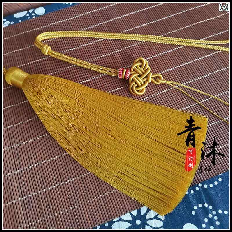 トラック タッセル アンティーク調 アクセサリー 車内 インテリア カーテン ルームミラー 吊り下げ 飾り 装飾 ストラップ シンプル おしゃれ