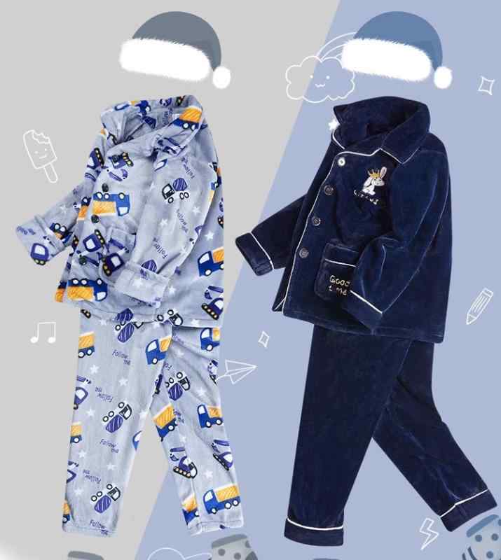 パジャマ キッズ 男子 冬 車 くま ペンギン 女子 襟 ボタン ポケット 起毛 厚手 子供 服 二枚 セット 秋 ズボン ホームウェア もこもこ シンプル 部屋着 寝間着 家 旅行 緑 青 灰素材構成: ポリエステル繊維100