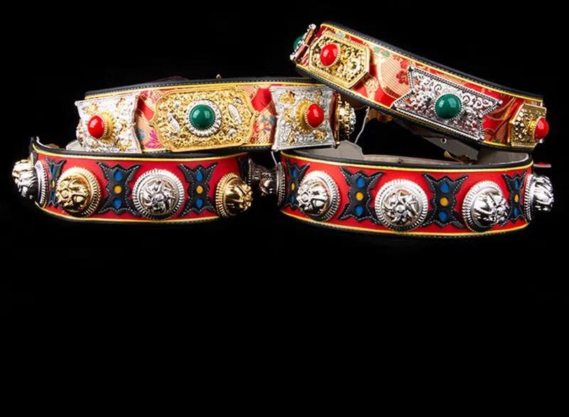 レディース ベルト アクセサリー 衣装 レトロ エスニック 男女兼用 アジアン 民族風 個性的 おしゃれ ウエストマーク カジュアル ボヘミアン 赤