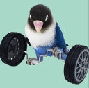 鳥用品 おもちゃ ペット 遊び 玩具 運動不足 ストレス解消 オウム インコ バランス バイク 車輪 動く 漕ぐ トレーニング 小道具 ステンレス