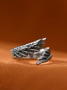 指輪 レディース エスニック 女性 銀 925 シルバー 天使の羽 リング メンズ レトロ アンティーク アクセサリー ジュエリー フリーサイズ