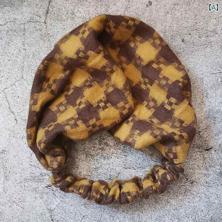 ヘアバンド レディース おしゃれ 韓国 春夏 コットンリネン ワイド 太め エスニック 白髪 レース 刺繍 ターバン 赤 黒 青 チェック柄 ストライプ カシューナッツ