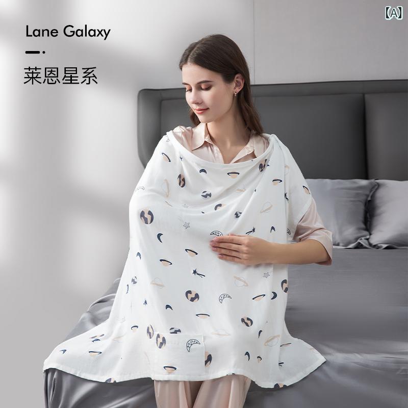 授乳ケープ ポンチョ 360度 ベビーカー カバー ショール マント コットン ガーゼ メッシュ 通気性 柔らかい 調節可能 遮光 日よけ 虫よけ 多機能 畳める 軽量 出産準備 祝い ギフト お出掛け 散歩 おしゃれ 総柄 ボタニカル ウサギ 葉 月