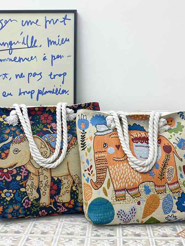 エスニック バッグ トート 鞄 レディース アジアングッズ ショルダー カバン カジュアル 旅行 ショッピ..