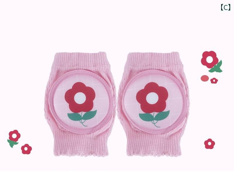 赤ちゃん 膝パッド イヌ リボン うさぎ 青 ピンク 黄 子供 春夏 サポーター 薄手 転倒 防止 脚 はいはい 保護 幼児 歩行 ベビー かわいい カバー プロテクター 韓国