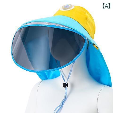 キッズ 帽子 かわいい 春夏 うさぎ 恐竜 かえる 大きな つば広 メッシュ サンシェード タオル 扇風機 ..