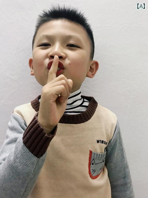 付け襟 子供 キッズ 男の子 女の子 綿 春秋...の紹介画像2