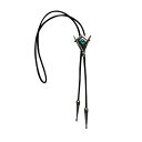 ループタイ ネックレス トライアングル メカニカル チャーム アイ 眼 目 ロープ 紐 皮 レザー BOLO TIE 韓国 レトロ カジュアル アクセサリー