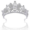 ウエディング ティアラ ヘアアクセサリー 結婚式 ブライダル クラウン バロック シンプル エレガント レディース 誕生日 撮影 豪華 小物 きらきら