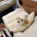 車 犬 ドライブシート ペット マット 助手席 後部座席 カー クッション カバー プロテクター おしゃれ 花柄 ロープ お出かけ ベージュ