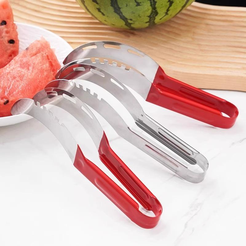 スイカ スライサー 種取り くり抜き カッター 果肉 加工 カービング 便利 簡単 グッズ キッチン ツール 製菓 調理道具 ステンレス 持ちやすい 滑り止め 安全 衛生的 お弁当 デザート 手作り ケーキ 多機能 家庭用 北欧 ピンク レッド グリーン