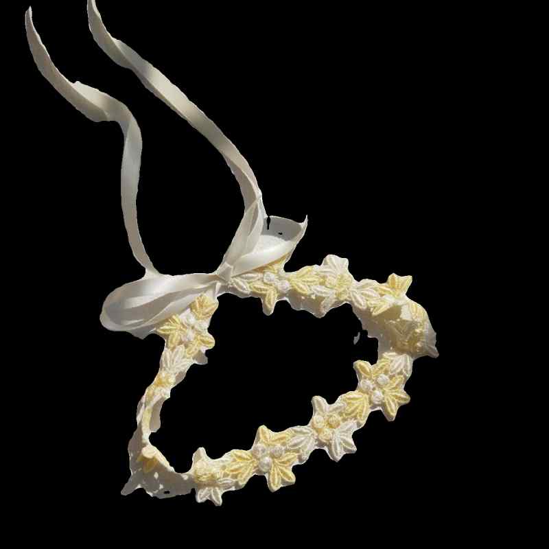 チョーカー レディース アクセサリー ネックレス ファッションアイテム 装飾 鎖骨 刺繡 紐 フック タッ..