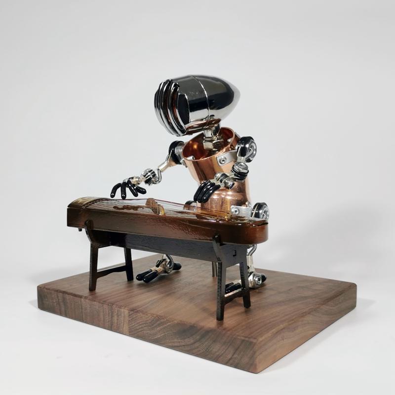 インテリア 雑貨 置物 モダン かわいい おしゃれ オーナメント サイバー パンク ロボット 金属 玄関 寝..