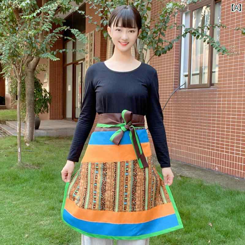 楽天市場】レトロ 前掛けエプロンの通販