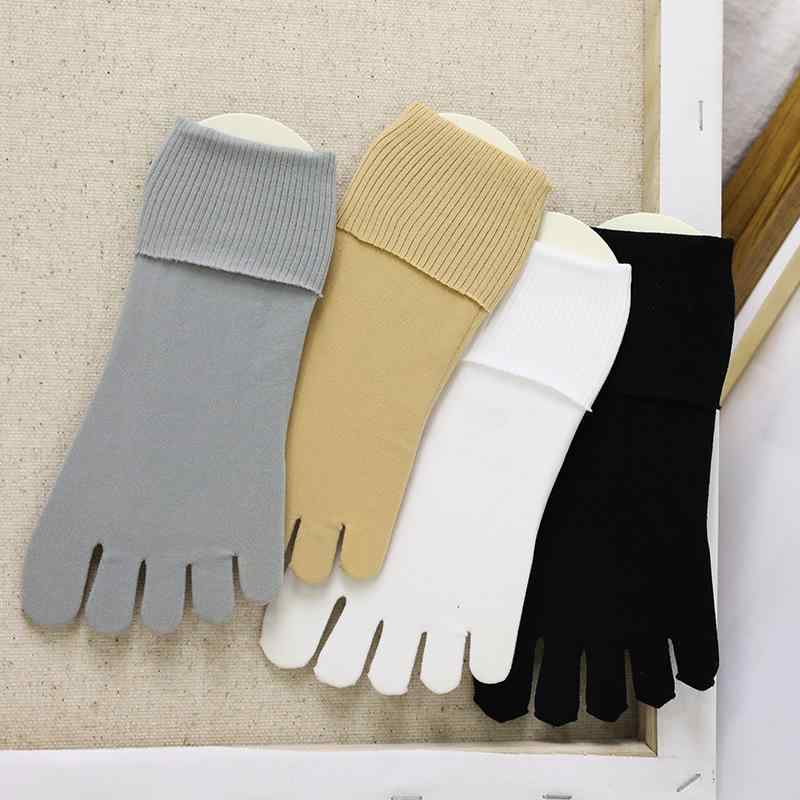 Short Socks - 靴下 メンズ 夏用 ショート カジュアル つま先 5本指 ソックス 吸汗 蒸れにくい 防臭 滑り止め 通気性 伸縮性 ふくらはぎ 白 黒 グレー セット