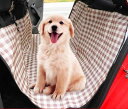 車 犬 ドライブシート ペット カー マット 保護 旅行用 猫 防水 汚れ防止 助手席 後部座席 チェック柄 足跡 おしゃれ 大きいサイズ カーキ 青 緑