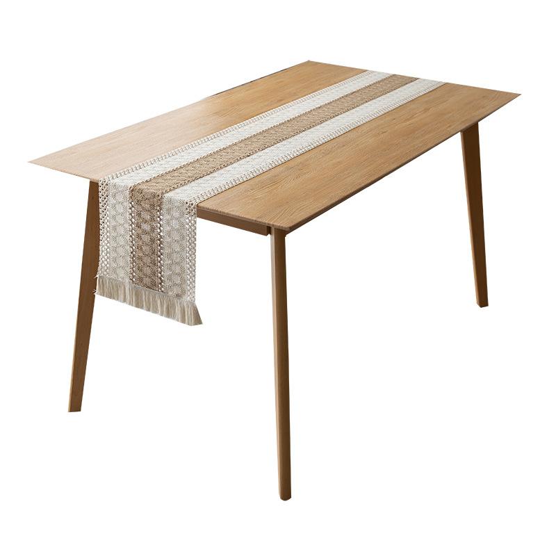 テーブルランナー オシャレ スポット クロスボーダー 無地 リネン編み 豪華 ランチョン マット アメリカン エレガント 飾り 白 赤 黄