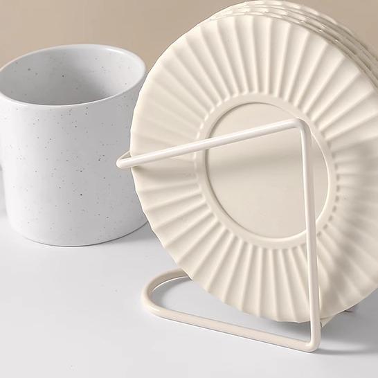 コースター 可愛い シリコン 家庭用 キッチン用品 マット 鍋敷き スタンド 厚手 断熱 火傷防止 高温耐性 お手入れ簡単 柔らかい 滑りにくい 北欧 ラウンド 緑 灰白