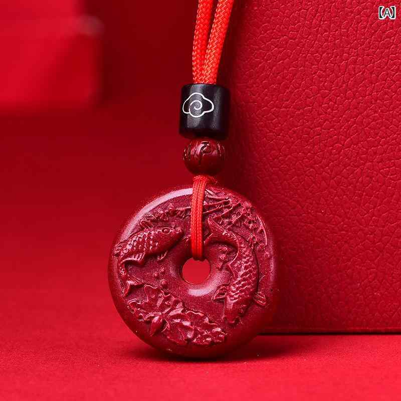 ストラップ 鯉 キーホルダー 魚 プレゼント メンズ レディース 男女兼用 赤 古風 チャイナ風 シンプル ..