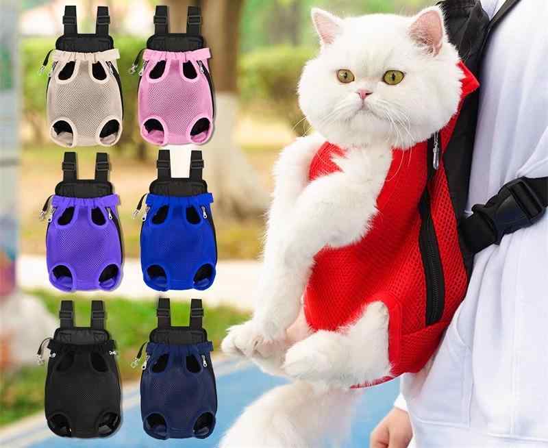 犬 抱っこ紐 メッシュ 通気性 ペットリュック 猫 お出かけ用 アウトドア フック チャック 便利 アプリ..