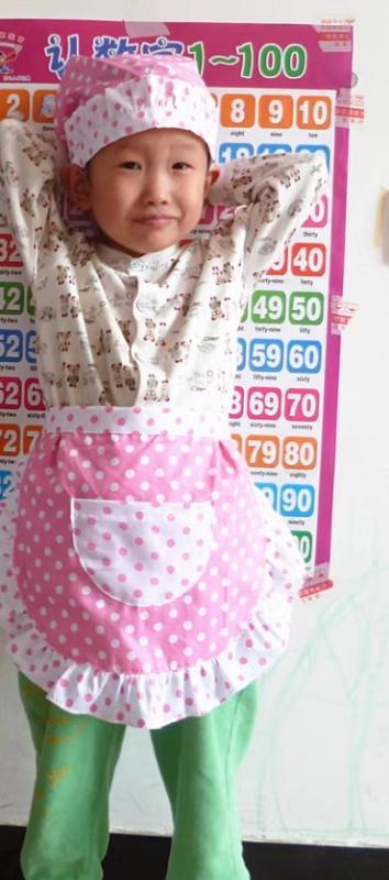 エプロン 腰巻タイプ かわいい 前掛け 料理 クッキング フリーサイズ 子供 用 キッズ 幼稚園 ハーフ 丈 ままごと 服 コットン ドット チェック 柄 リボン フリル ピンク レッド ブルー