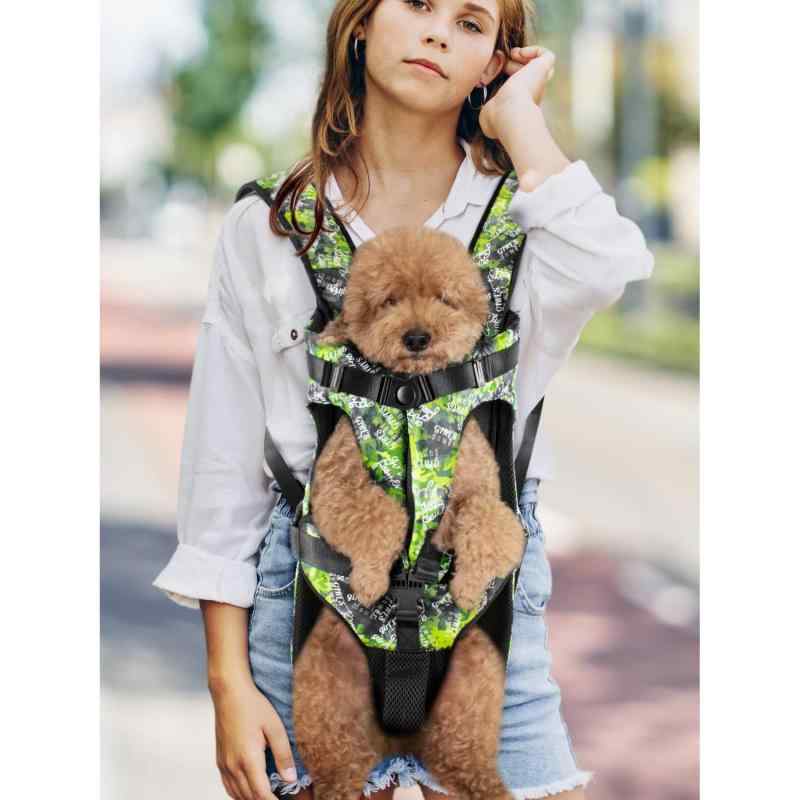 ペット 抱っこ紐 犬 猫 チェスト バックパック ショルダーストラップ アウトドア 旅行 便利 安定性 撥水性 防水 快適 通気性 おしゃれ メッシュ ブラック ピンク グリーン