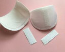 肩パッド 面ファスナー 貼り付け 取り外し可 スポンジ 薄手 衣服 スーツ コート ジャケット 体型補正 なで肩対策 ステージ衣装 コスプレ リメイク シンプル...