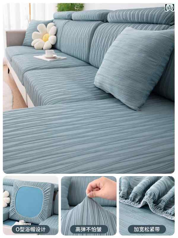 ソファーカバー 夏 かけるだけ 涼しい 快適 簡単 洗える 伸びる おしゃれ 猫 傷防止 シンプル オールインワン 冷感 ひんやりオレンジ 青 グレー 大きめサイズ