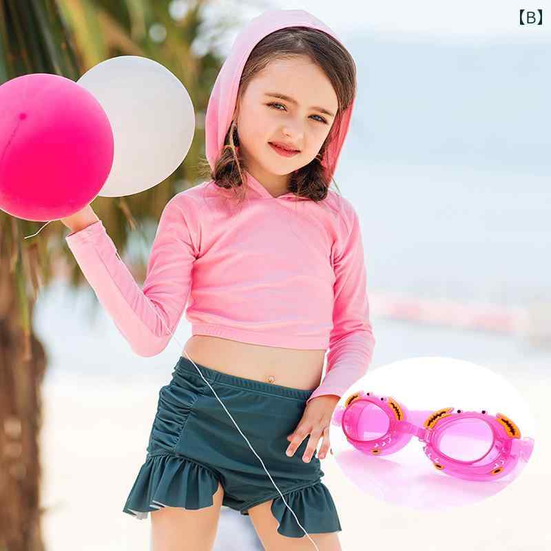 女の子 水着 長袖 子供 スイミングウェア 海 プール 温泉 日焼け防止 夏 かわいい 速乾 ベビー 快適 伸縮性 弾力性 パンツ セットアップ セパレート フード 水玉 カニ 花 フリル フラミンゴ ピンク オレンジ