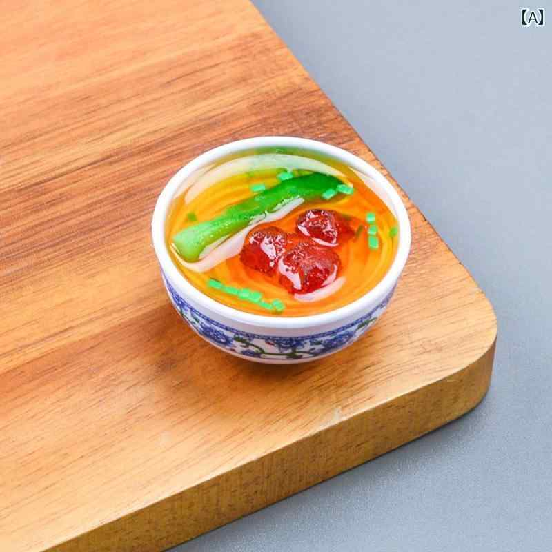 ミニチュア 食品サンプル リアル 本物みたい 食べ物 中華 料理 模擬 模型 丼 麺類 ご飯 装飾品 雑貨 フィギュア おもちゃ おままごと