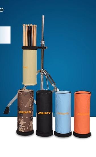 スティックケース ドラム 防水 大容量 金属クリップ 収納バッグ コンパクト アクセサリー ポータブル スリム おしゃれ シンプル 迷彩柄 青 オレンジ 黒