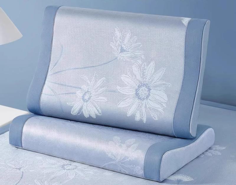 ひんやり 冷感 枕カバー 夏用 ジャガード織り メッシュ ペア 涼しい 吸汗 通気性 ファスナー付き 柔ら..