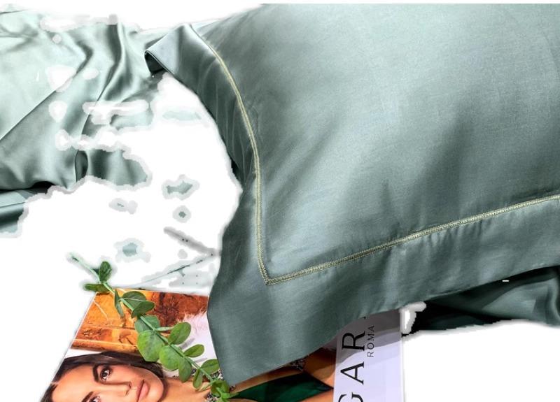 クール 枕 カバー 夏 ひんやり 冷感 快適 涼しい テンセル 光沢 グレー ピンク 紫 シンプル 寝具 ベッド さらさら 柔らかい 滑らか