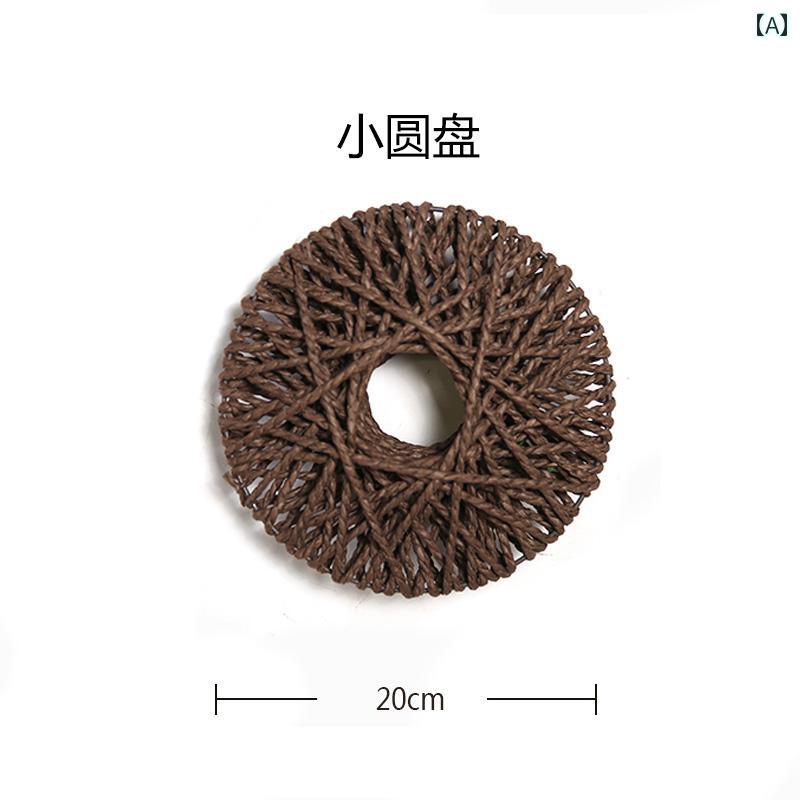 ウォールデコレーション チャイナ風 立体 壁飾り 装飾 インテリア リビング 玄関 客間 ラウンド スクエア シンプル おしゃれ 茶色 白