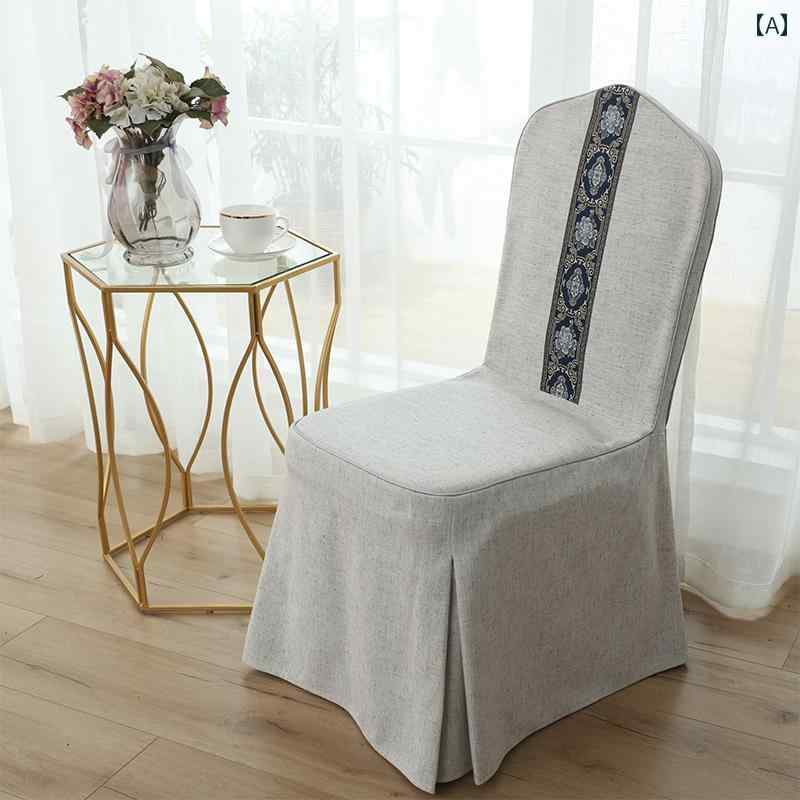 チェアカバー 背もたれ付き ホテル 椅子 保護 モダン ダイニング 宴会 インテリア 防塵 ジャガード 光沢 無地 シンプル 赤 緑 茶色