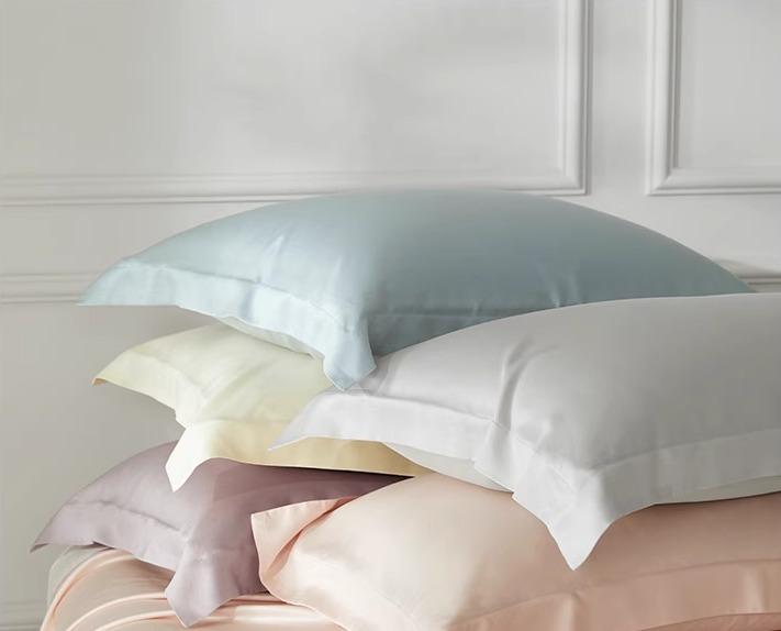 夏 枕カバー 涼しい 涼しい 快適 ひんやり 通気性 洗濯可能 滑らか 光沢 ピローケース 寝具 シンプル エレガント 青 紫 グレー 無地