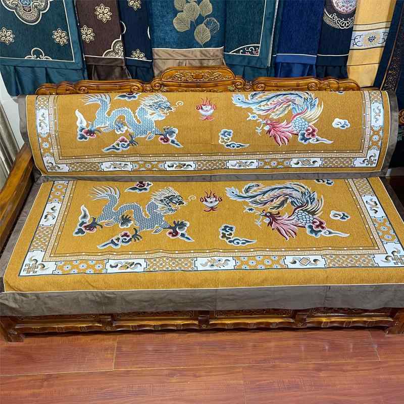 ソファーカバー 民族風 チベット 滑り止め 傷防止 防塵 裏地付き 洗濯可能 インテリア リビング 寝室 ..