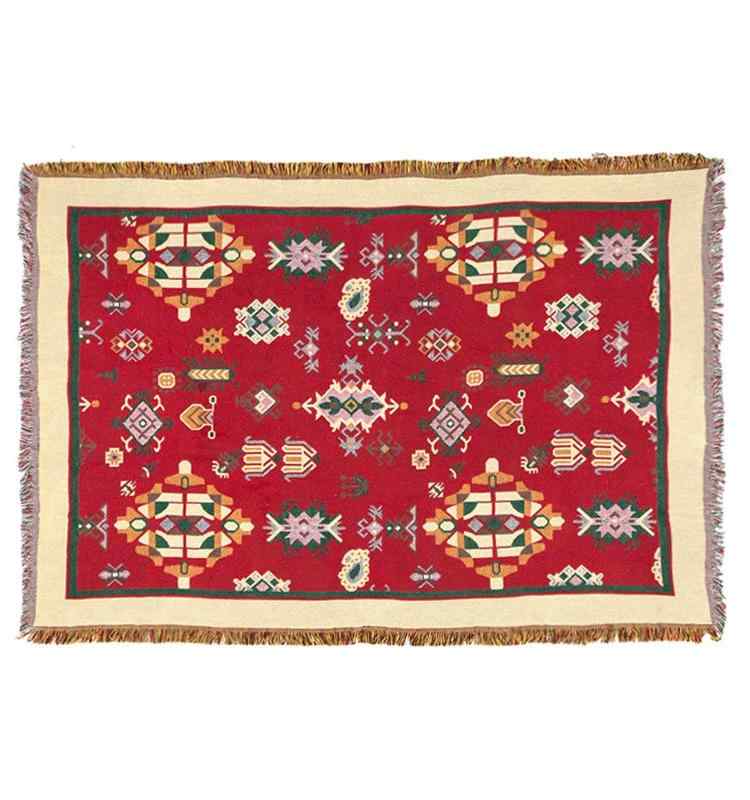 マルチカバー ソファー 民族風 ボヘミアン アメリカン 滑り止め 傷防止 防塵 コットン インテリア リビ..