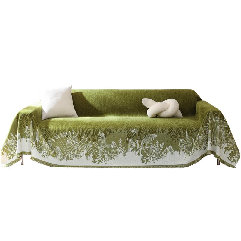 ソファーカバー かけるだけ 花柄 おしゃれ 北欧 インテリア オールシーズン 滑り止め シワ キズ 防止 シート 全体 覆う 赤 ブラウン 緑