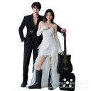 写真撮影 衣装 ウェディングフォト レディース メンズ カップル ドレス ジャケット パンツ 袖付き スタジオ 結婚式 旅行 シンプル