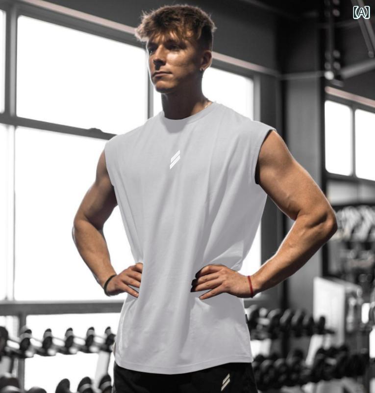 マッチョ タンクトップ 夏 速乾 ゆったり 大きいサイズ メンズ 筋肉 トレーニング ノースリーブ ランニング スポーツ カジュアル アウトドア 通気性 ジム 白 黒 緑