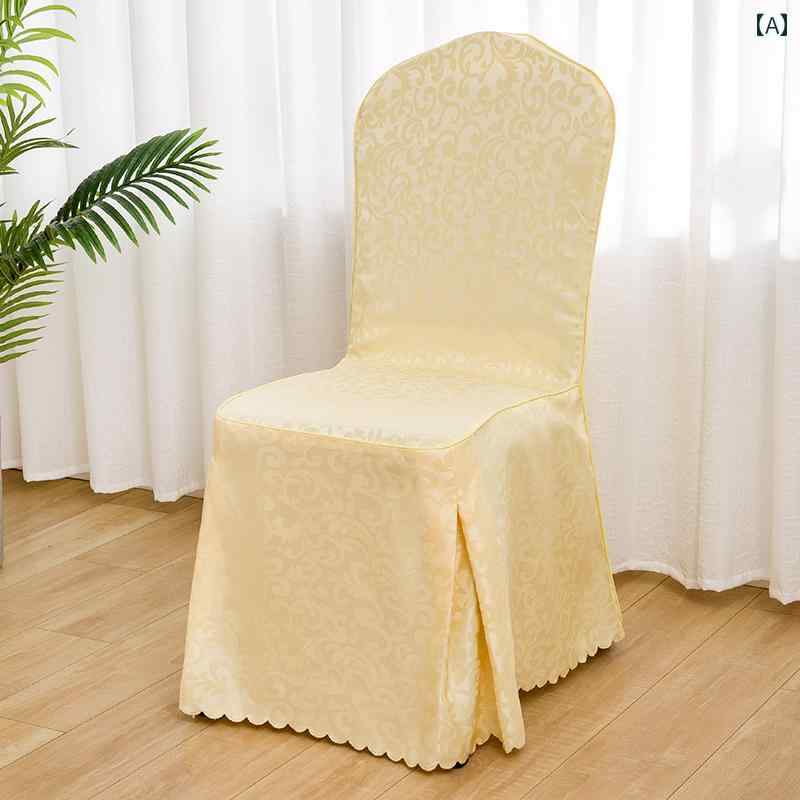 椅子 カバー 結婚式 ホテル レストラン 宴会 パーティー ダイニング 一体型 チェアドレス ポリエステル..