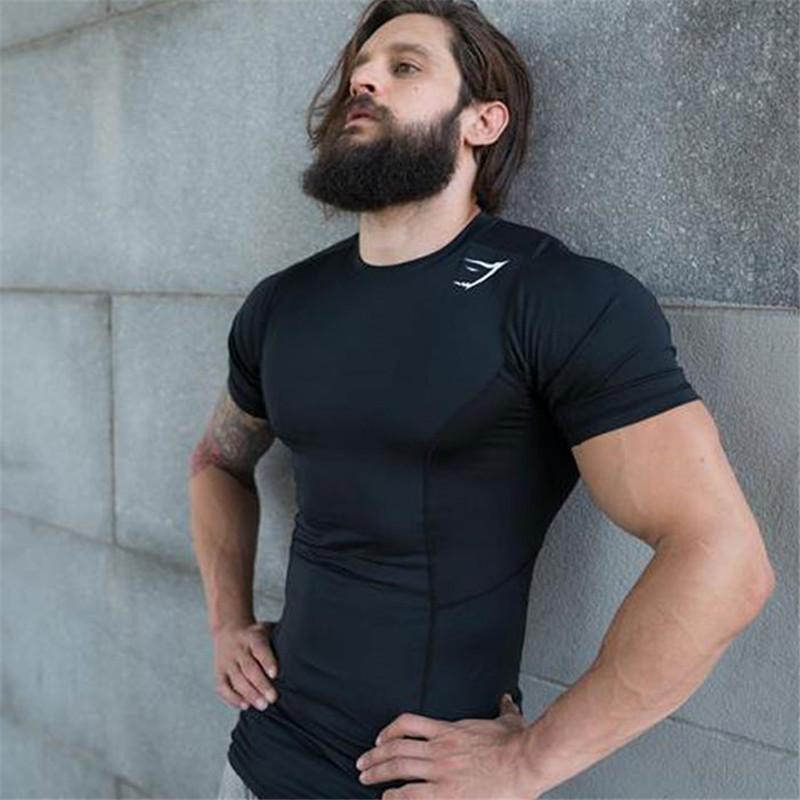 マッチョ tシャツ ラウンドネック 半袖 夏 メンズ トップス トレーニング フィットネス スポーツ 大きいサイズ 速乾 通気性 グレー 白 黒 ワンポイント