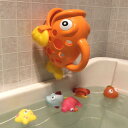 水遊び 玩具 キッズ ベビー 幼児 お風呂 おもちゃ バスルーム 砂浜 屋外 収納 持ち運び 吸盤 貼り付け かわいい 青 オレンジ 魚 エビ ヒトデ
