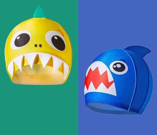 スイムキャップ キッズ かわいい ベビー 男の子 女の子 締め付けない ソフト 快適 ストレッチ フィット..