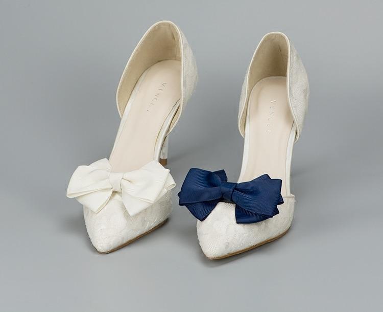 シューズアクセサリー クリップ パンプス サンダル スニーカー 取り外し可能 バックル 装飾 ワンポイント アクセント シンプル かわいい 黒 緑 ピンク リボン