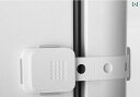 チャイルドロック 引き出し バックル ストッパー ベビー 子供 キャビネット 冷蔵庫 ドア いたずら防止 粘着テープ 跡が残らない 360度回転 長さ調整可能 厚手 グレー 緑 2個セット