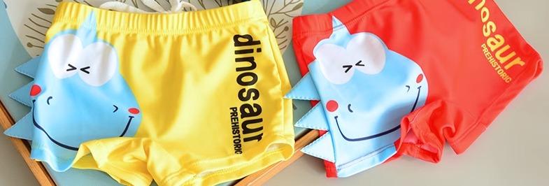 子供 水着 男の子 キッズ ボクサー ショート パンツ キャップ 帽子 海パン 小学生 水泳 海水浴 ビーチ 温泉 通気性 柔らかい 紐 かわいい 柄物 英字 恐竜 赤 青 黄色 大きいサイズ